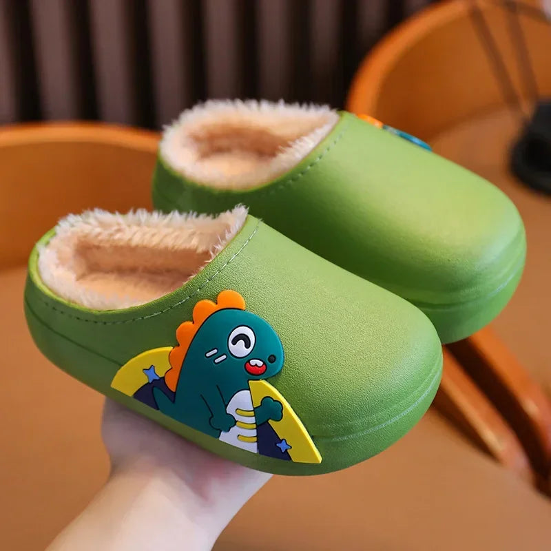 Kids Cute Non-Slip Winter Slippers