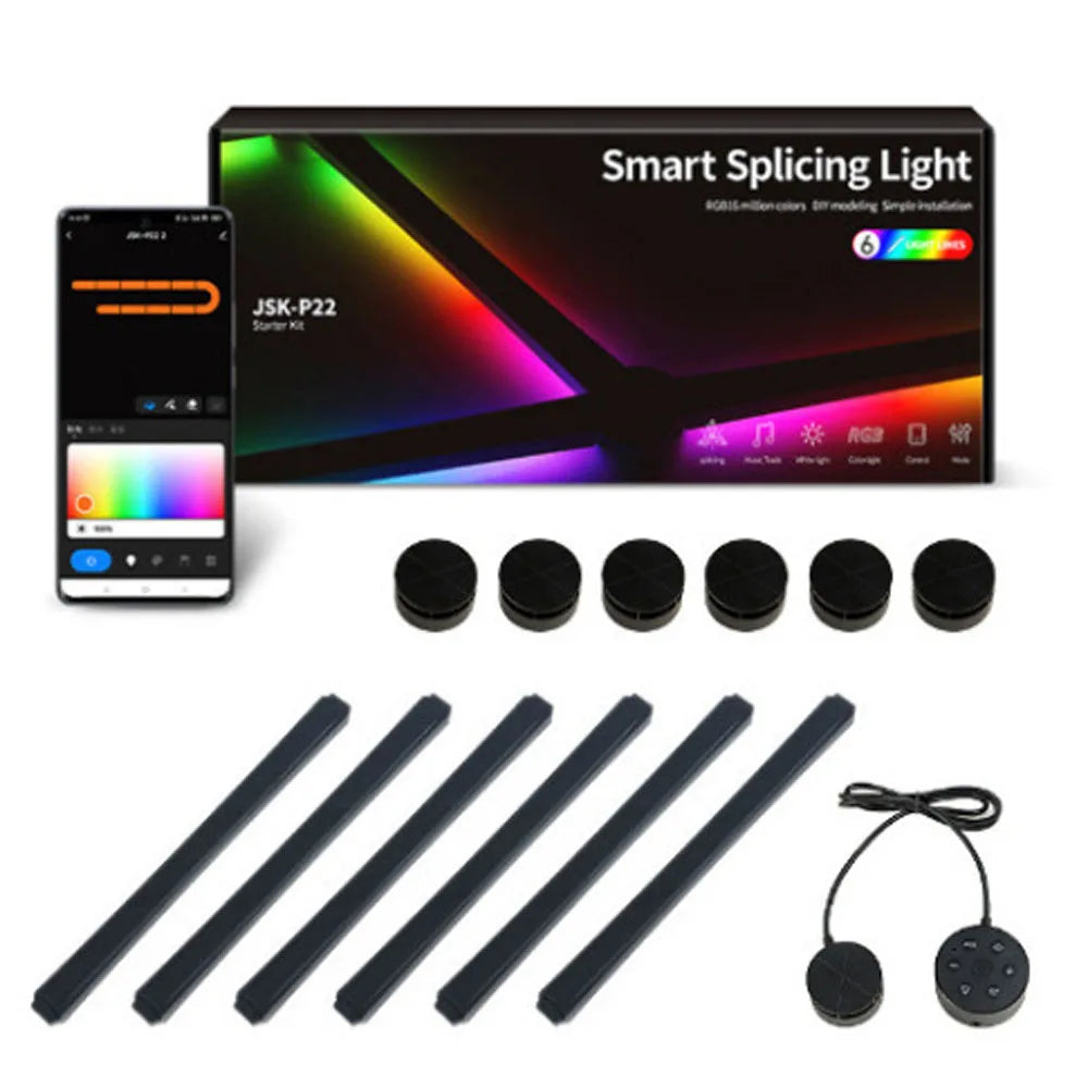 Splicing Light DIY Atmosphere Light RGB Smart Wall Light Voice Control