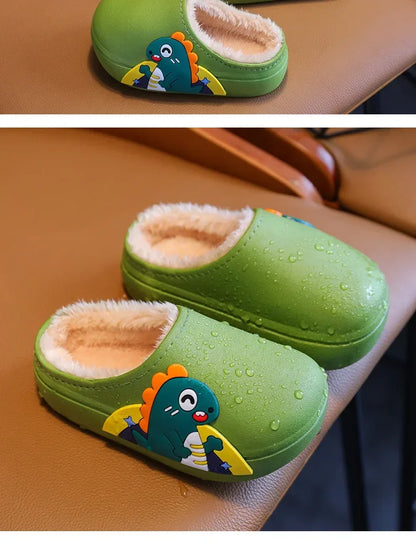 Kids Cute Non-Slip Winter Slippers