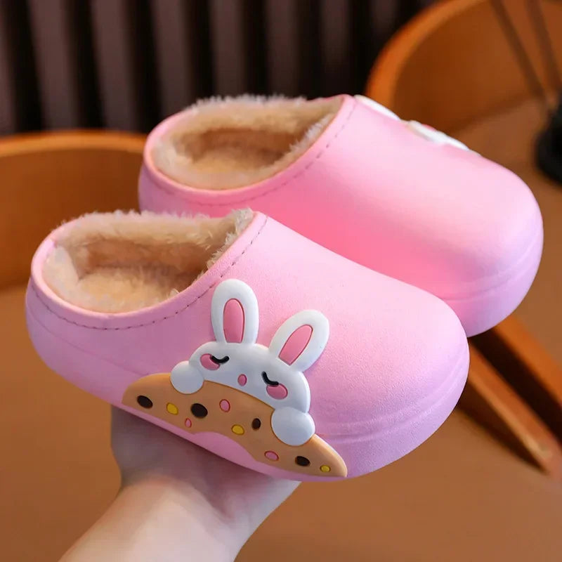 Kids Cute Non-Slip Winter Slippers