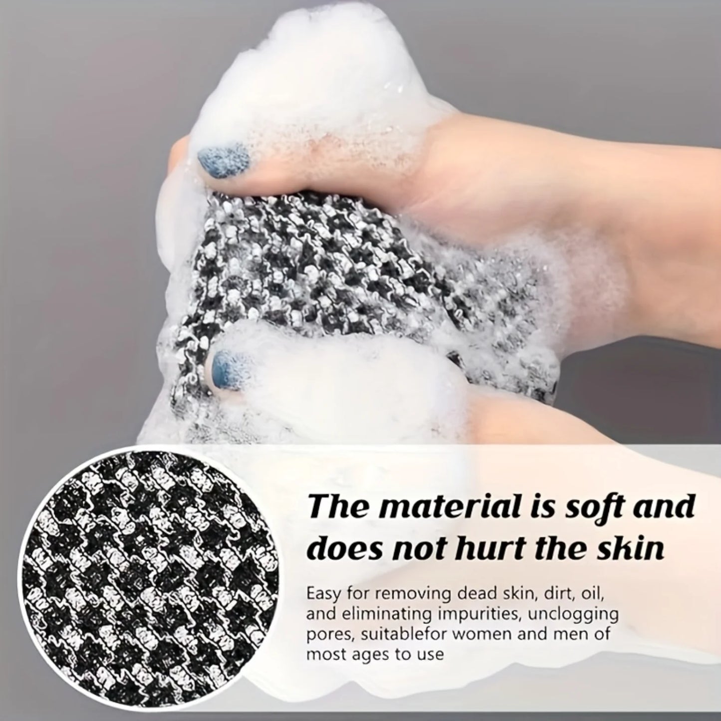 1pc Exfoliating Mesh Bath Sponge